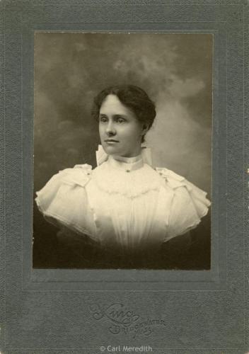 Alice Lilla (Craig) Bullard bridgewater normal school graduation c1890